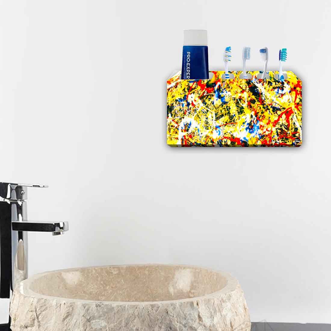 Toothbrush Holder Wall Mounted -Pollock Nutcase