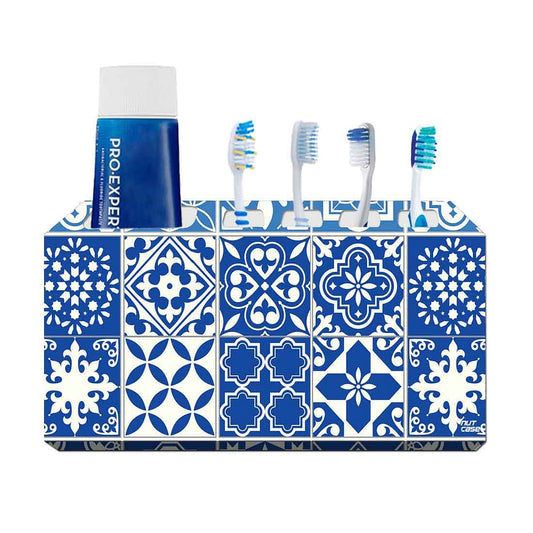 Toothbrush Holder Wall Mounted -Tiles of Seville Nutcase