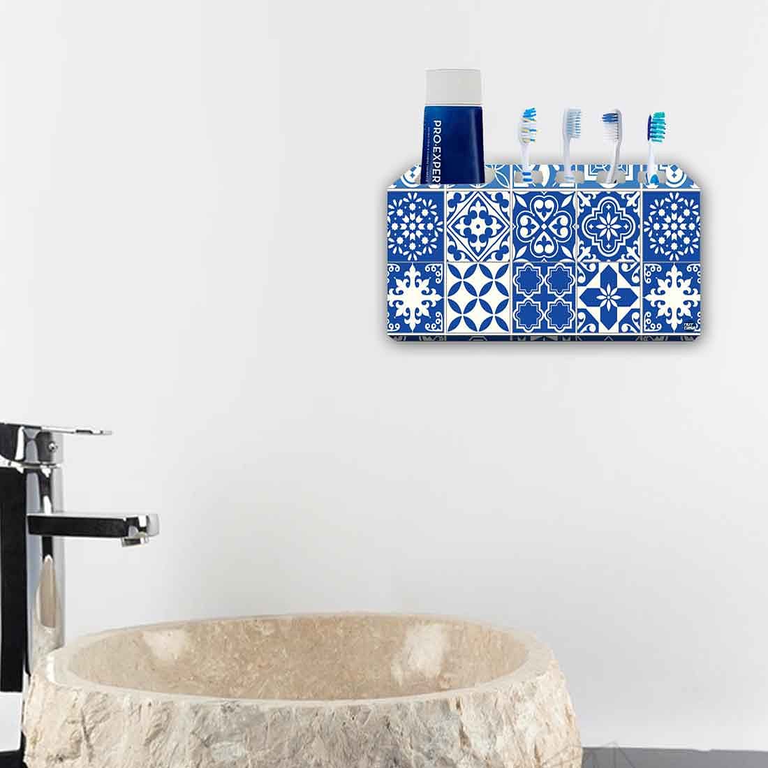 Toothbrush Holder Wall Mounted -Tiles of Seville Nutcase