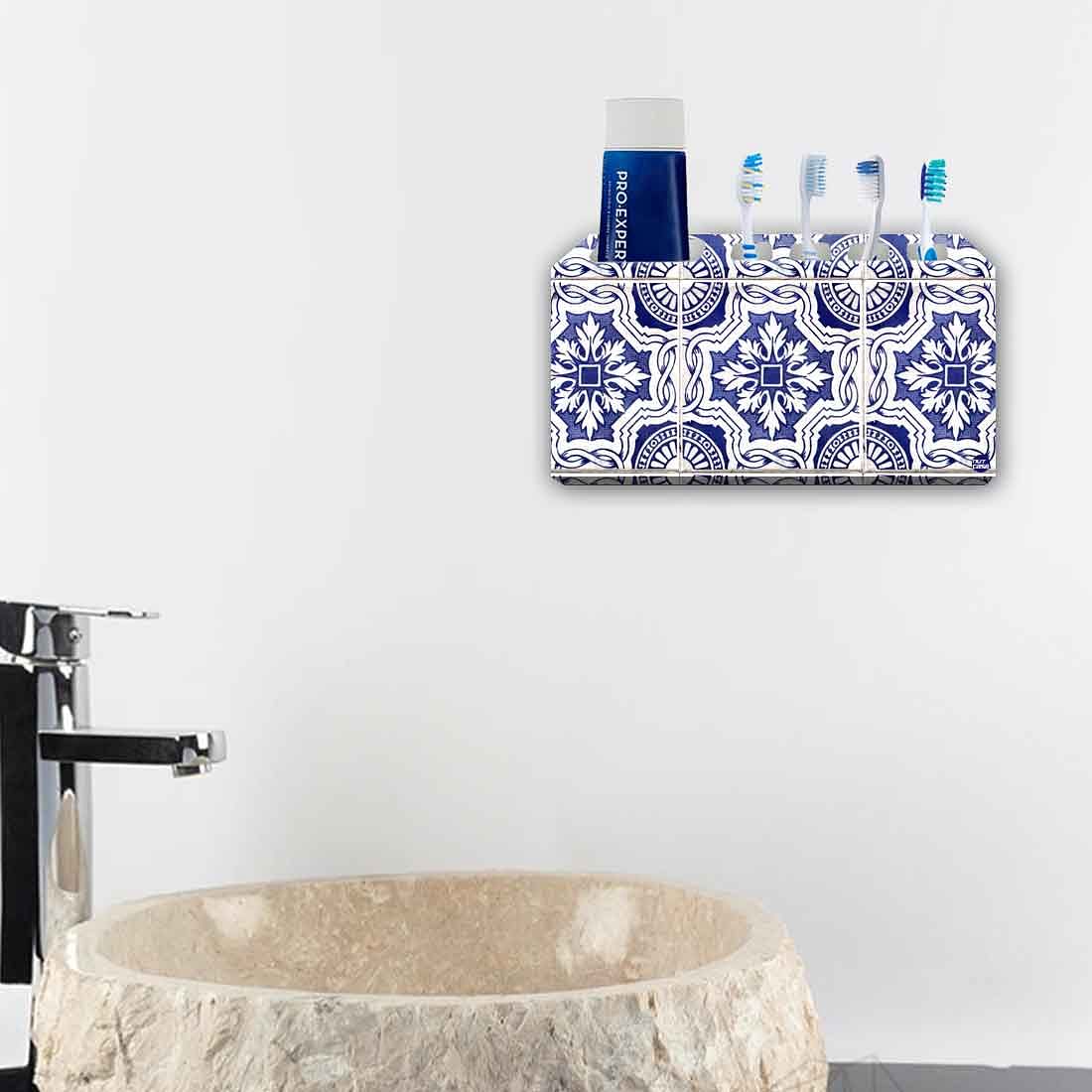 Toothbrush Holder Wall Mounted -Morocco Mosaic Nutcase