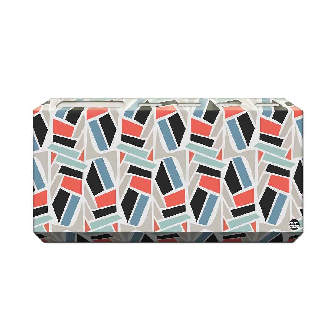 Toothbrush Holder Wall Mounted -Pastel Patterns Nutcase