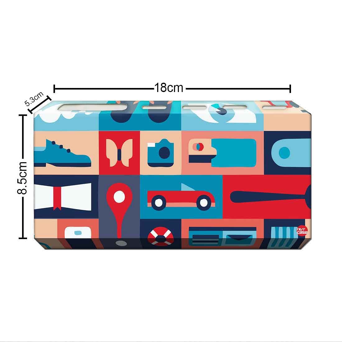 Toothbrush Holder Wall Mounted -Retro Elements Nutcase