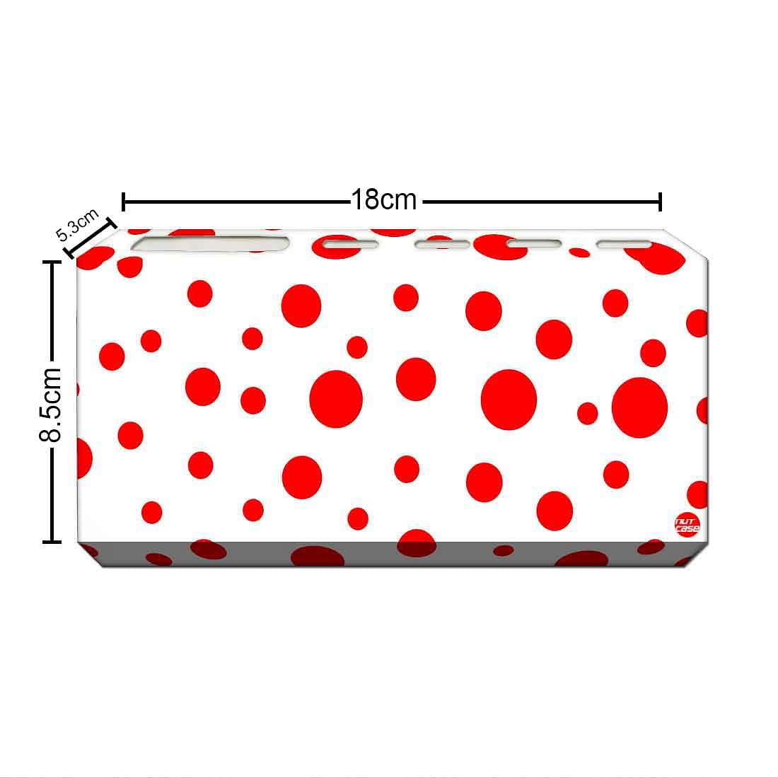 Toothbrush Holder Wall Mounted -Red Dots Nutcase