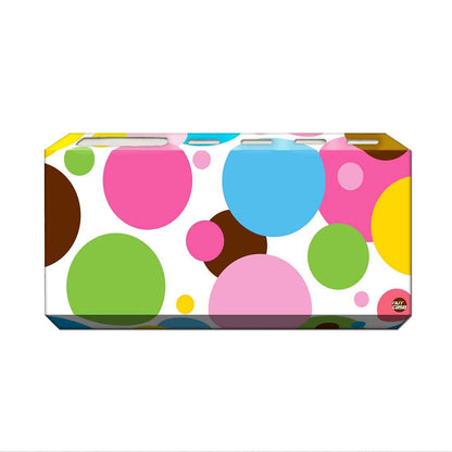 Toothbrush Holder Wall Mounted -Colorful Polka Dots Nutcase