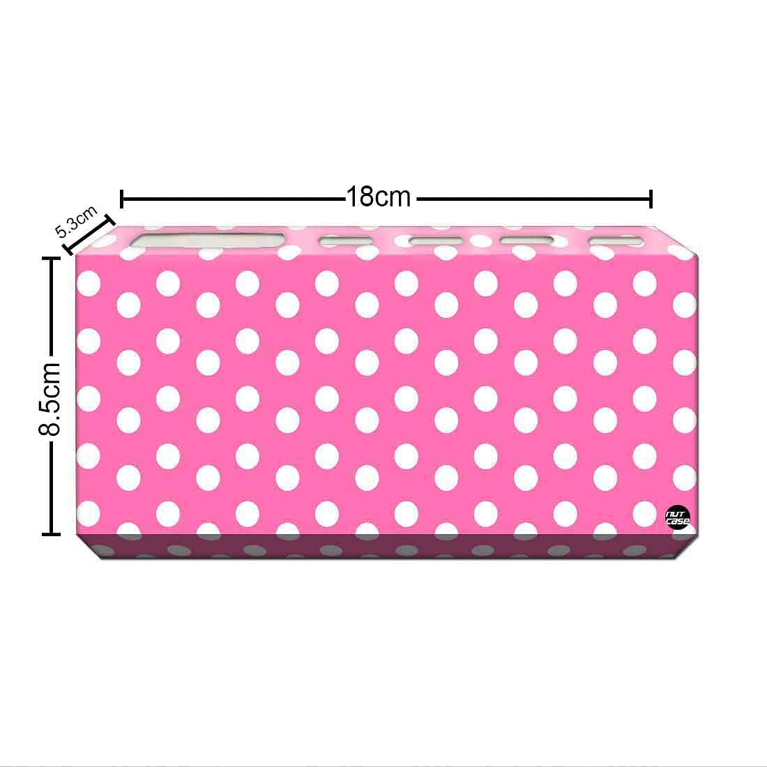 Toothbrush Holder Wall Mounted -Pink Dots Nutcase