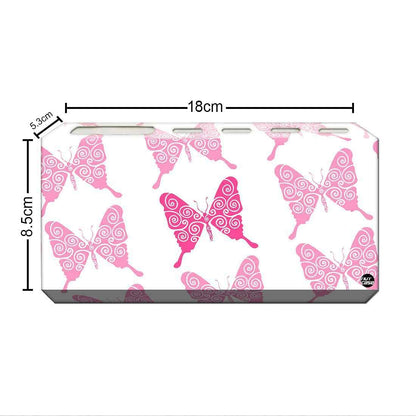 Toothbrush Holder Wall Mounted -Pink Butterfly Nutcase