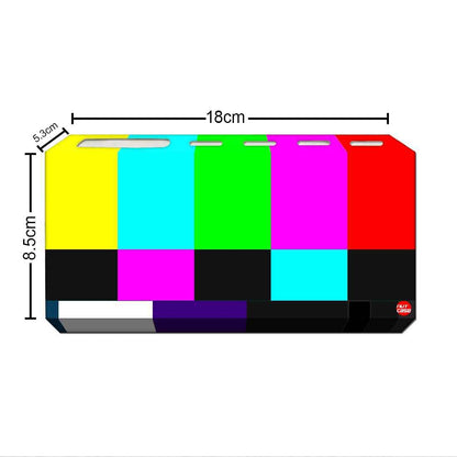 Toothbrush Holder Wall Mounted -NTSC TV Test Card Nutcase