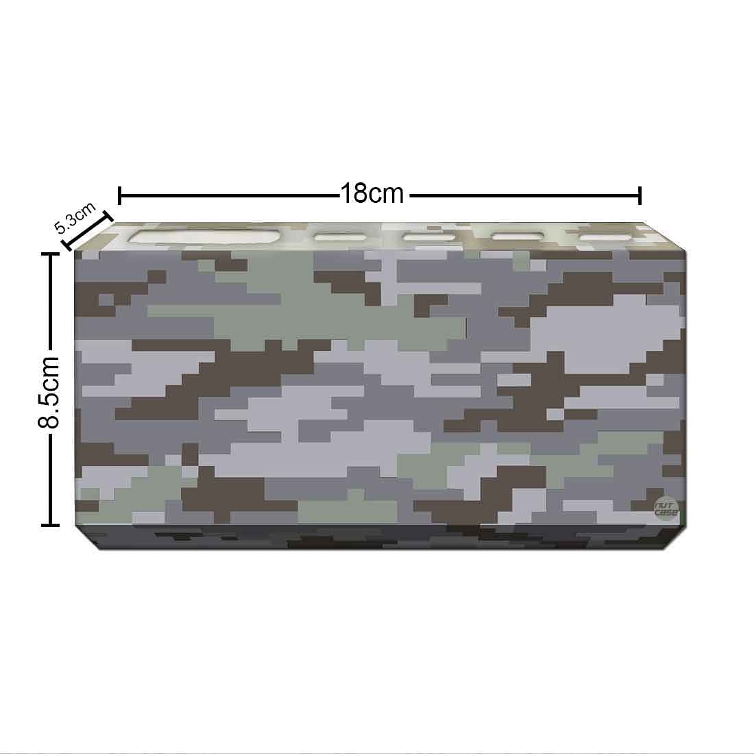 Toothbrush Holder Wall Mounted -8 Bit Camo Nutcase