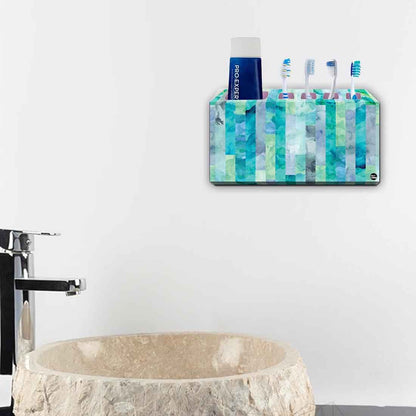 Toothbrush Holder Wall Mounted -Hexagone Marble Nutcase