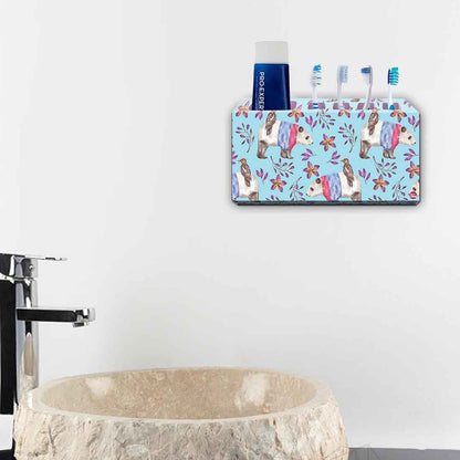 Toothbrush Holder Wall Mounted -Bird & Panda Nutcase