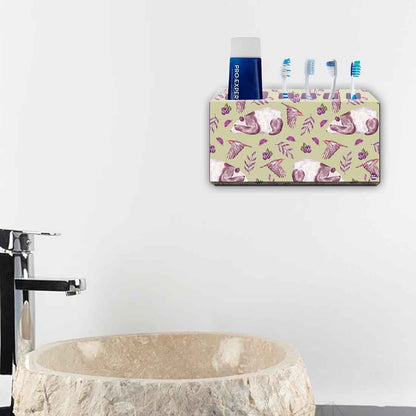 Toothbrush Holder Wall Mounted -Sleeping Panda Nutcase