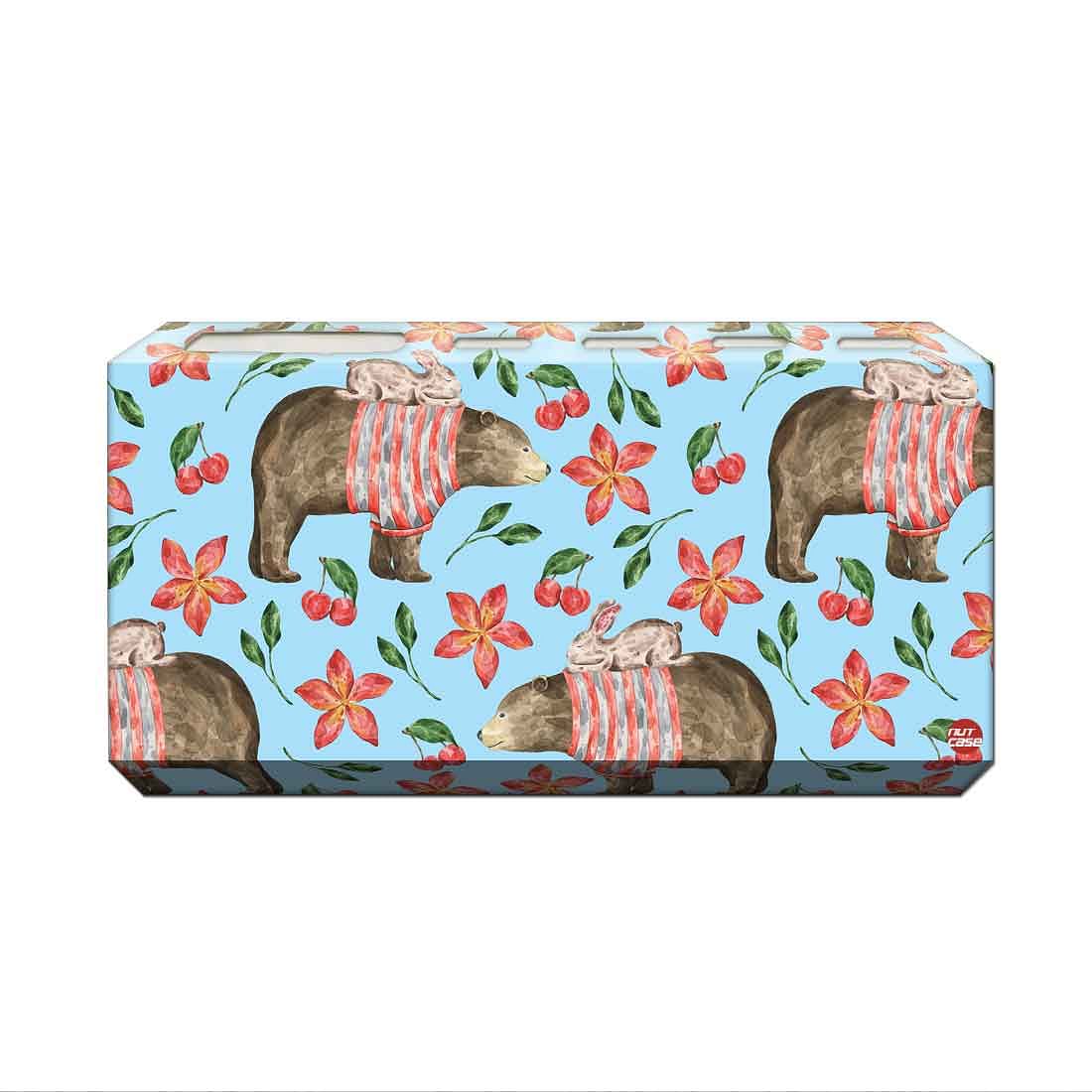 Toothbrush Holder Wall Mounted -Panda & Rabbit Nutcase