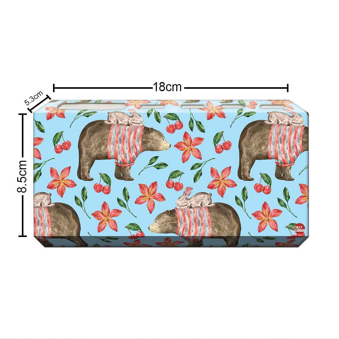 Toothbrush Holder Wall Mounted -Panda & Rabbit Nutcase
