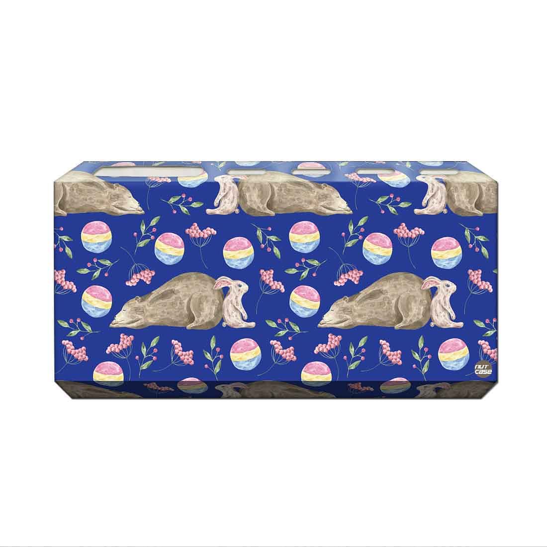 Toothbrush Holder Wall Mounted -Bear & Rabbit Plying Nutcase