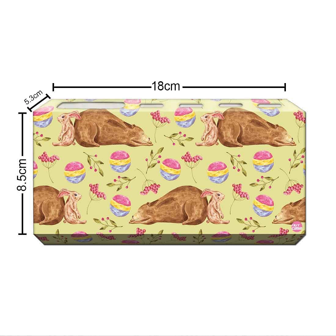 Toothbrush Holder Wall Mounted -Bear & Rabbit Nutcase