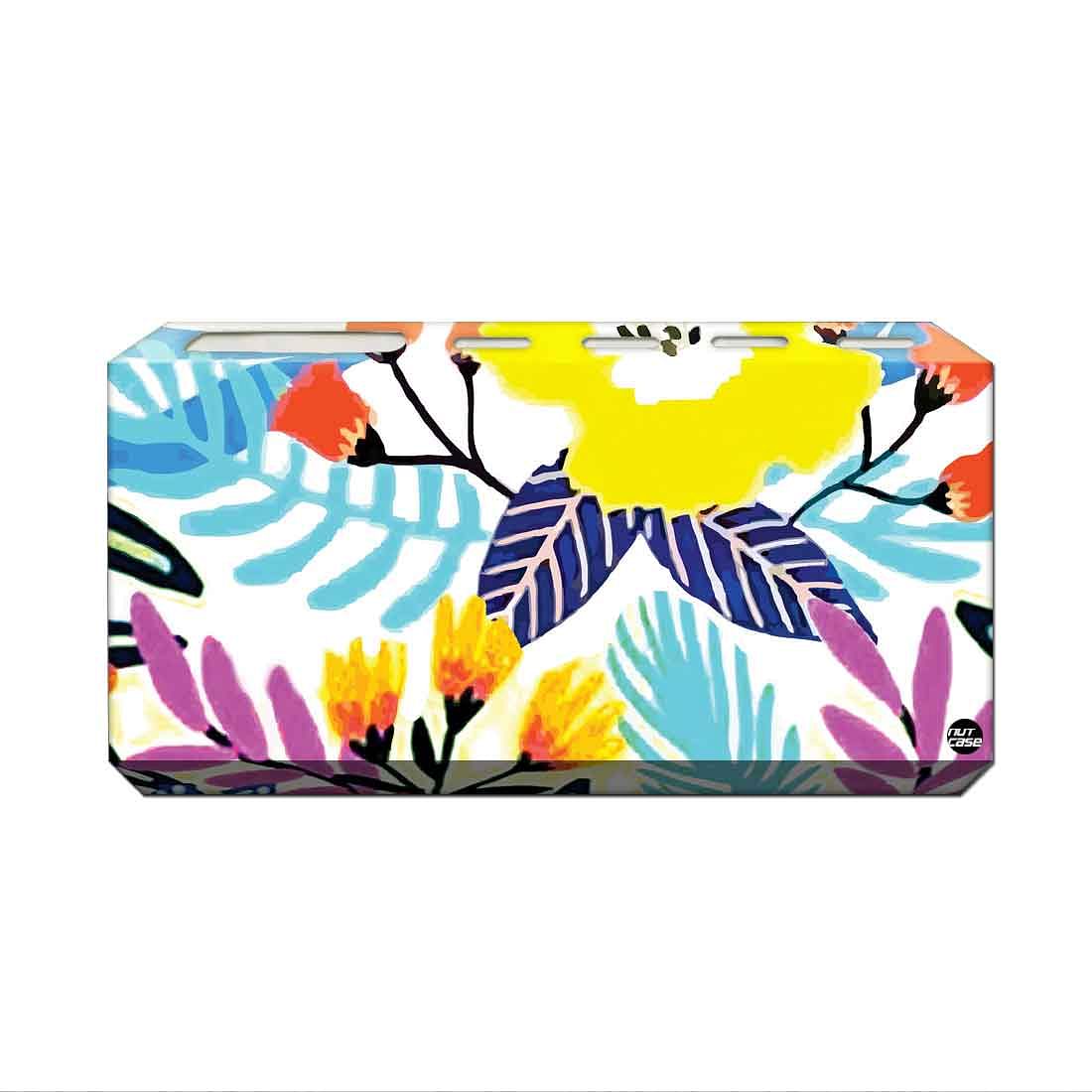 Toothbrush Holder Wall Mounted -Floral Nutcase