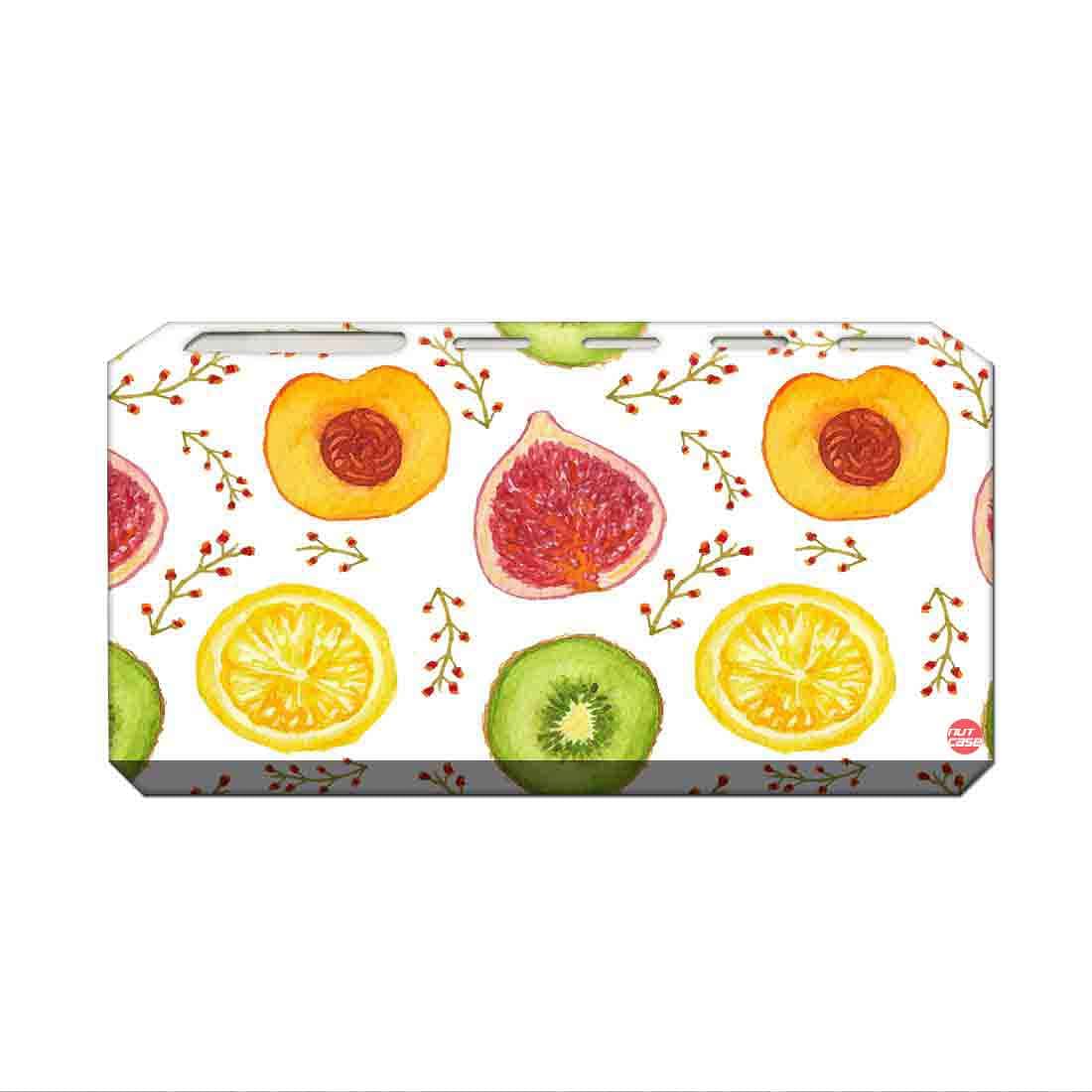Toothbrush Holder Metal Bathroom Organizer - Fruits Nutcase