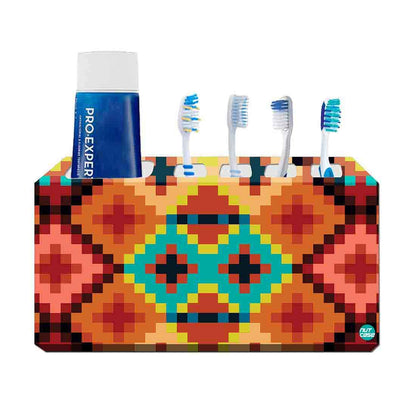 Decorative Luxury Toothbrush Holder - Diamond Pattern Everywhere Nutcase