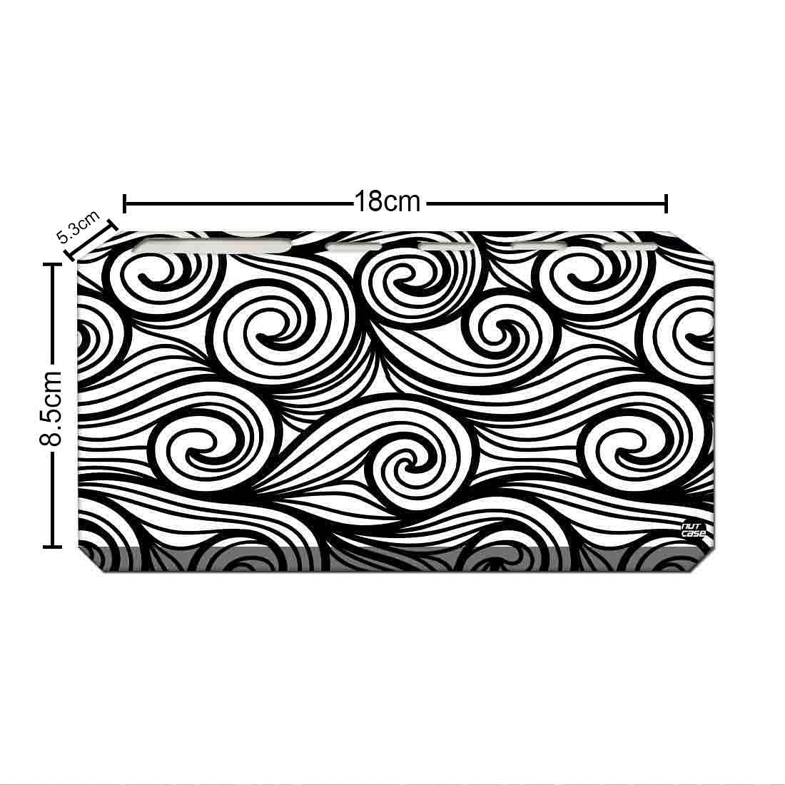 Toothbrush Organizer for Wall with Waves Pattern Printed Nutcase