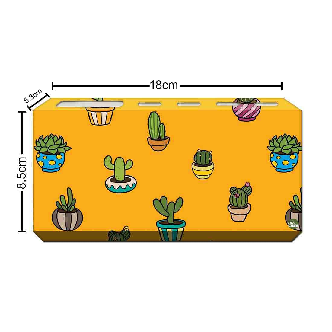 Cute Toothbrush Basket for Bathroom with Printed Baby Plants Design Nutcase