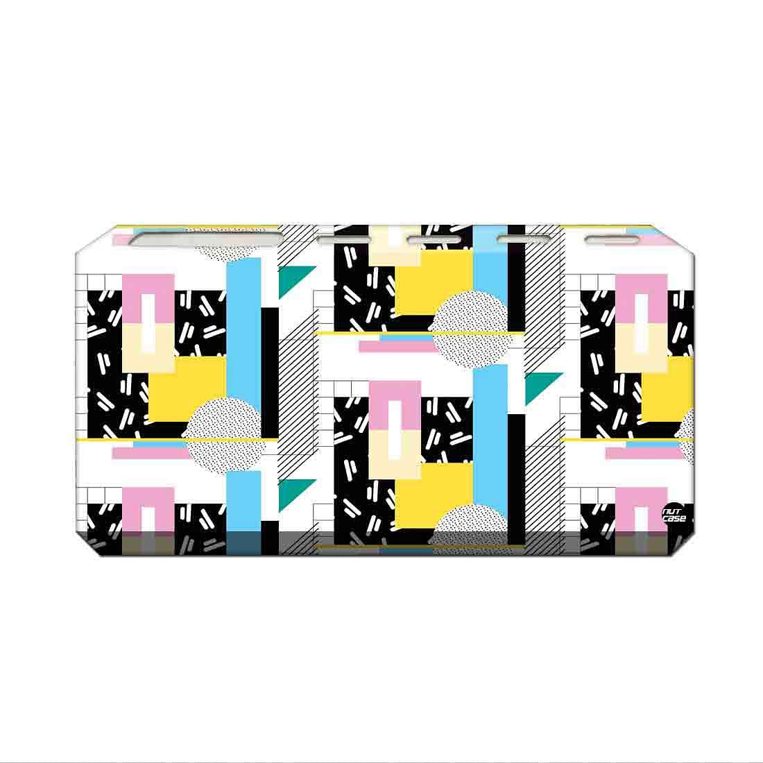 4 Toothbrush Holder Wall Mount -Box Pattern Nutcase