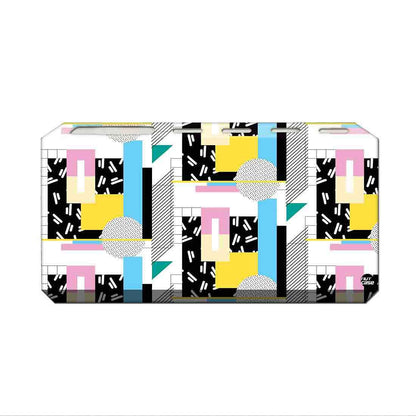 4 Toothbrush Holder Wall Mount -Box Pattern Nutcase