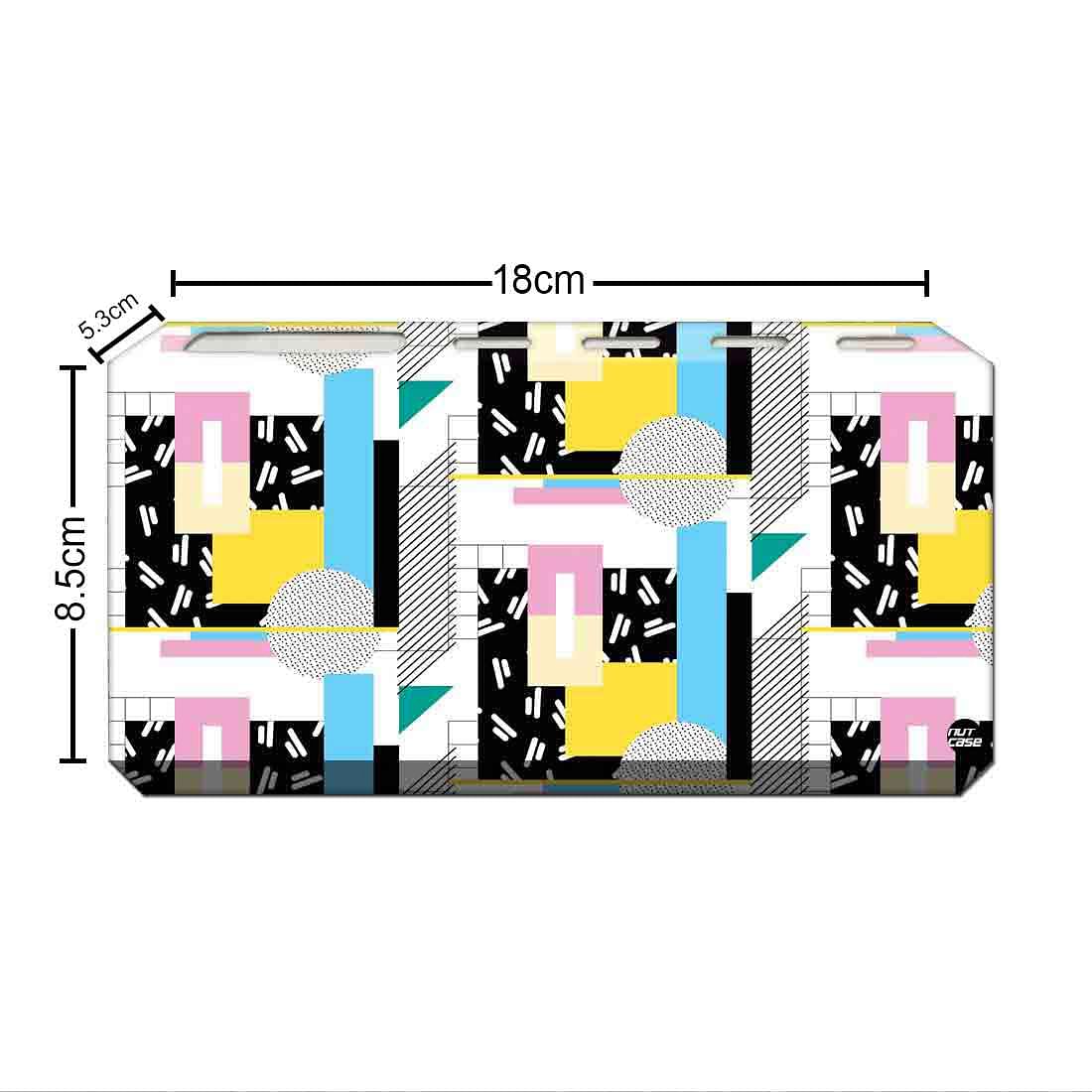4 Toothbrush Holder Wall Mount -Box Pattern Nutcase