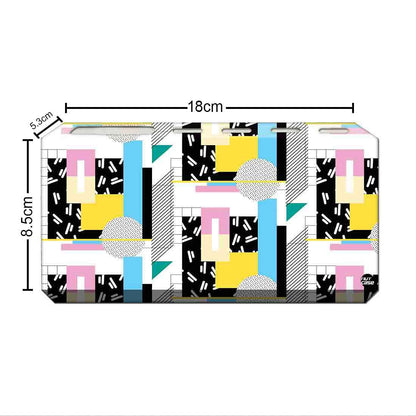 4 Toothbrush Holder Wall Mount -Box Pattern Nutcase