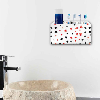 Toothbrush Holder Wall Mounted -Ace and Heart Nutcase