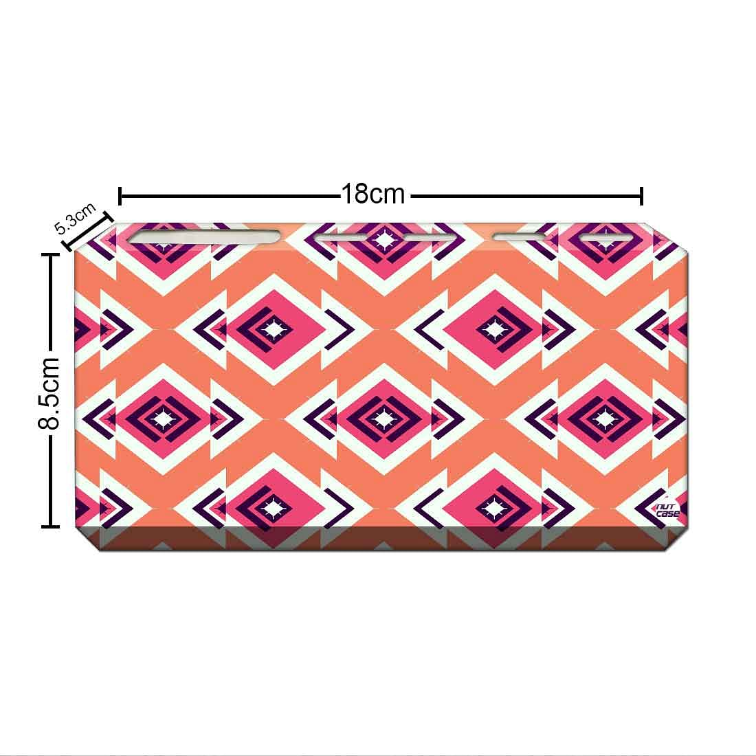 Toothbrush Holder Wall Mounted -Diamond Pattern Pink Nutcase