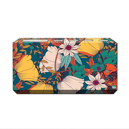 Toothbrush Holder Wall Mounted Toothpaste Stand-Rust Flowers Nutcase