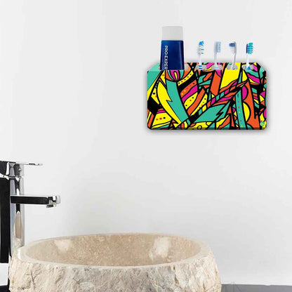 Stainless Steel Toothbrush Holder Wall Mount-Vivid Nutcase