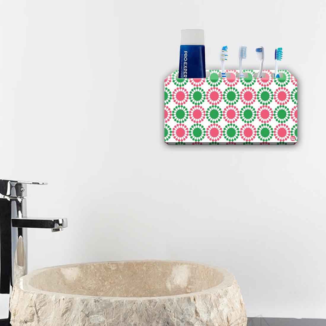 Toothbrush Holder Wall Mounted -Flowers Nutcase