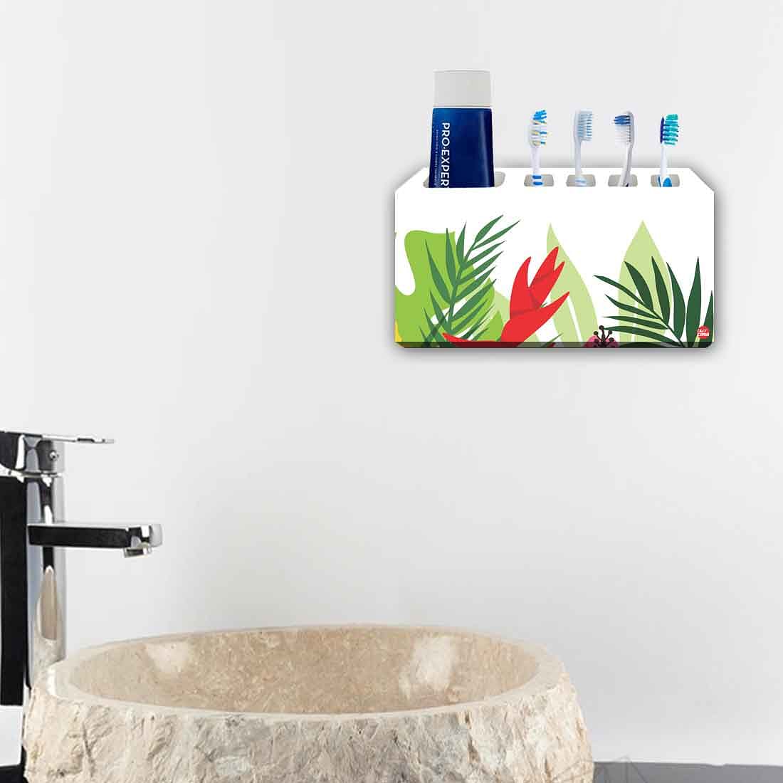 Toothbrush Holder Wall Mounted -Leaves Nutcase