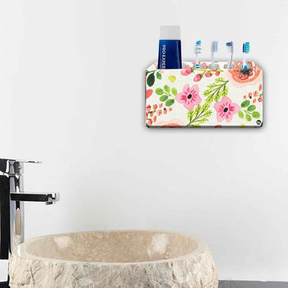 Toothbrush Holder Wall Mounted -Baby Flower Nutcase