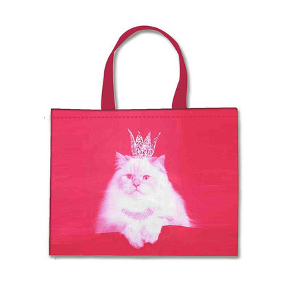 Designer Tote Bag With Zip Beach Gym Travel Bags -  Princess Cat Nutcase