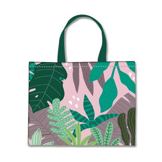 Designer Tote Bag With Zip Beach Gym Travel Bags -  Tropical Vibes Nutcase