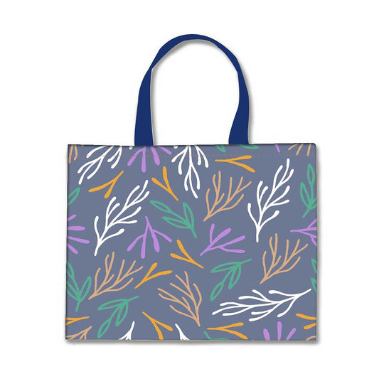 Designer Tote Bag With Zip Beach Gym Travel Bags -  Beautiful Twigs Nutcase