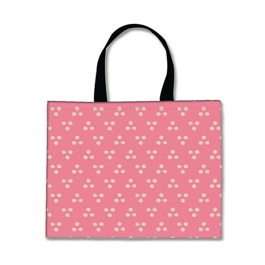 Designer Tote Bag With Zip Beach Gym Travel Bags -  Pink Nutcase