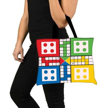 Designer Tote Bag With Zip Beach Gym Travel Bags -  Ludo Nutcase