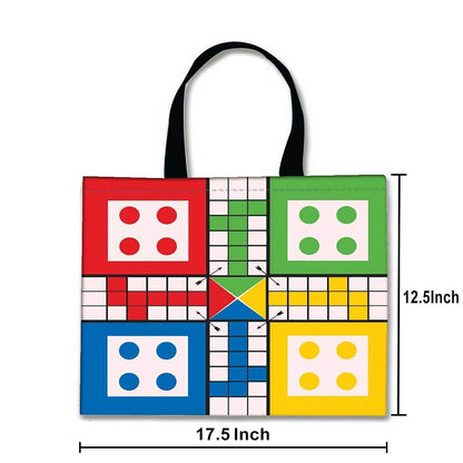 Designer Tote Bag With Zip Beach Gym Travel Bags -  Ludo Nutcase