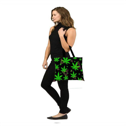 Designer Tote Bag With Zip Beach Gym Travel Bags -  HAPPY 4:20 Nutcase