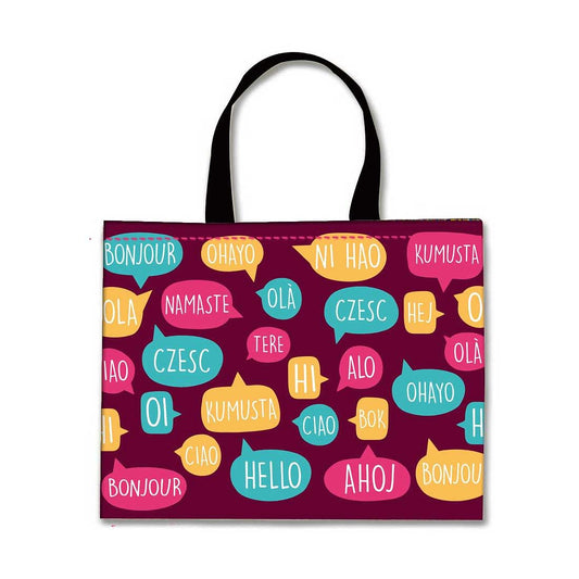 Designer Tote Bag With Zip Beach Gym Travel Bags -  quotes Nutcase