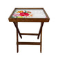 Foldable Living Room Table  Bar Snacks Serving Tables - Red Rose Nutcase