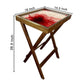 Folding TV Table Bar Snacks Serving Tables for Living Room - Blood spatters Nutcase