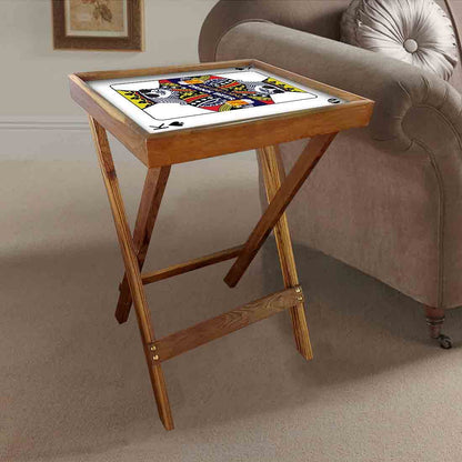 Folding Eating Trays Serving Side Tables for Living Room - like King Nutcase