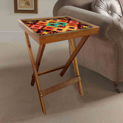 Folding Living Room Table for Snacks Serving Tables - Diamonds Nutcase