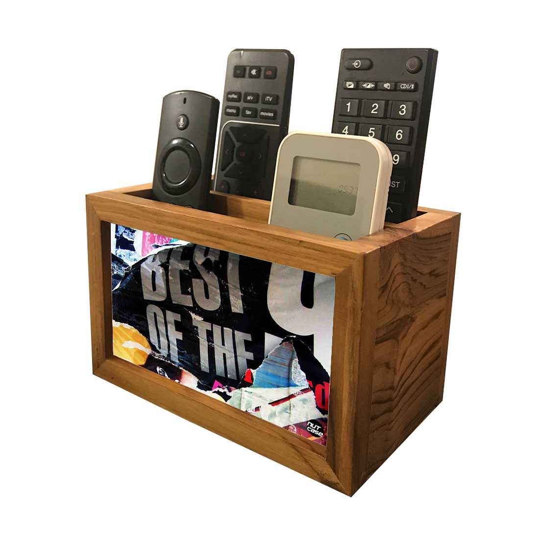 Remote Control Stand Holder Organizer For TV / AC Remotes -  Best Of the Nutcase
