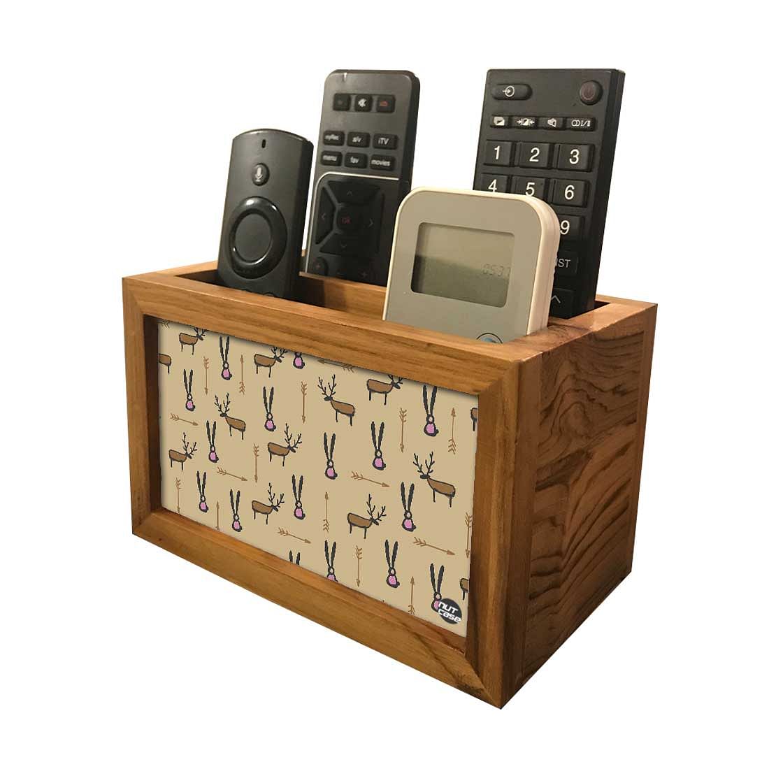 Organizer For TV AC Remotes - Rabbit & Moose Nutcase