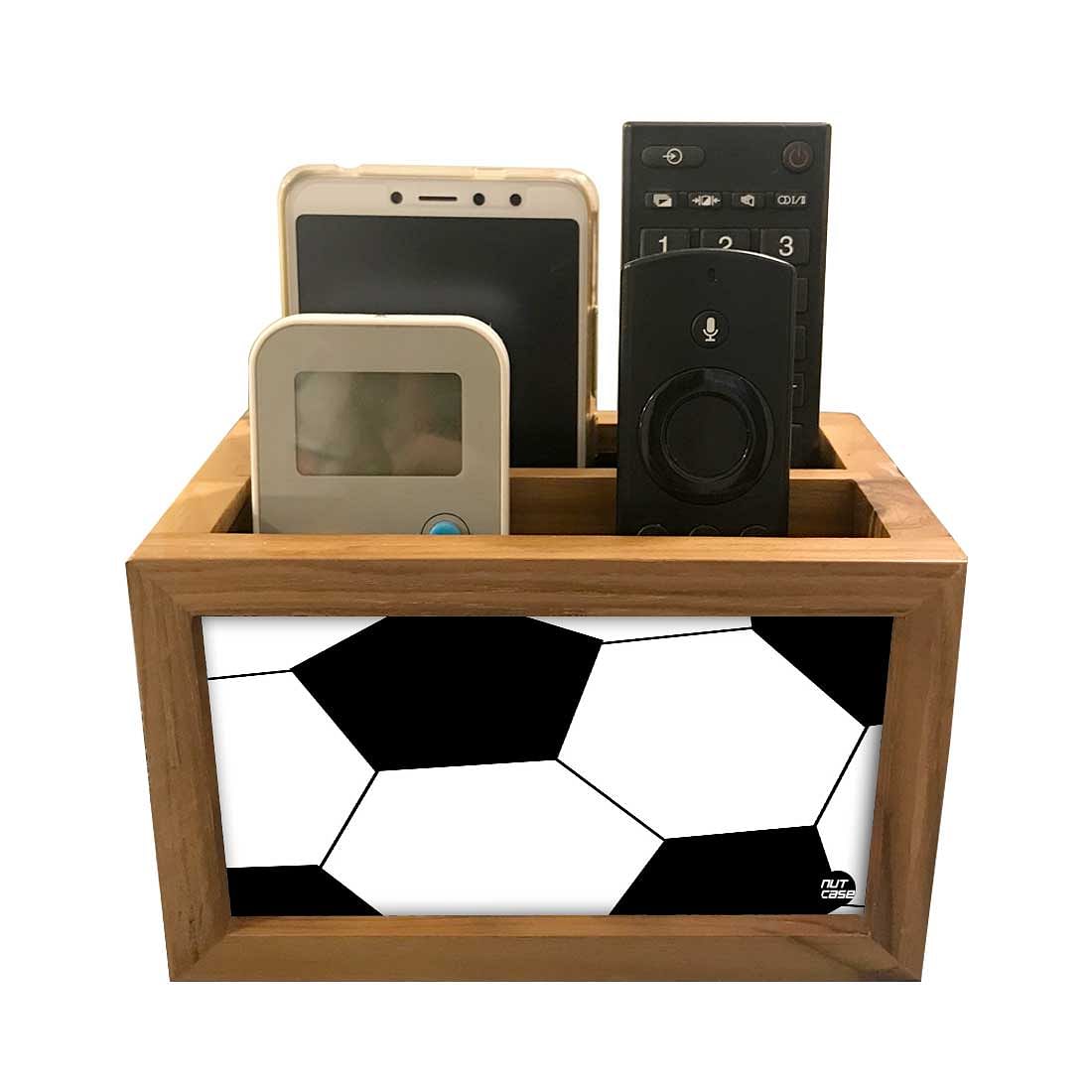 Trendy Tv Remote Caddy For TV / AC Remotes -  Football Nutcase